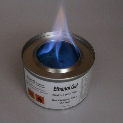éthanol de 200g Tin Catering Gel Chafing Fuel faisant cuire le gel de chauffage de carburant de nourriture