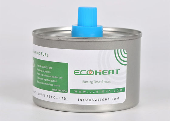 le carburant de friction de réchauffeur de nourriture de carburant de mèche liquide de la chaleur de nourriture de 84mm met en boîte la brûlure de 6 heures
