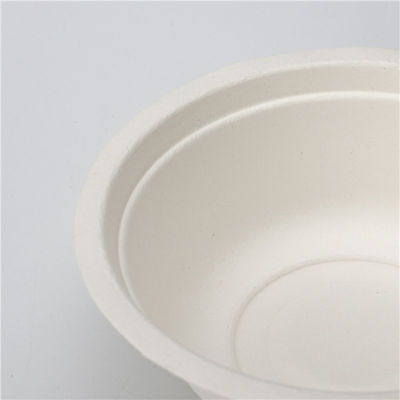 La bagasse biodégradable résistante de canne à sucre d'huile de 120 degrés plaque la cuvette à emporter avec le couvercle