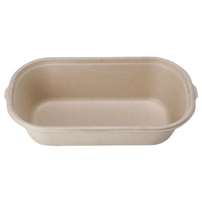 conteneur sulfurisé à micro-ondes de vaisselle biodégradable de bagasse de 850ml 1000ml avec le couvercle