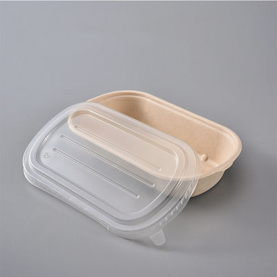 conteneur sulfurisé à micro-ondes de vaisselle biodégradable de bagasse de 850ml 1000ml avec le couvercle