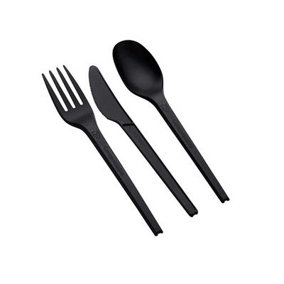 fourchettes des couverts 100% de PLA CPLA de 9in et couteaux biodégradables compostables de cuillères