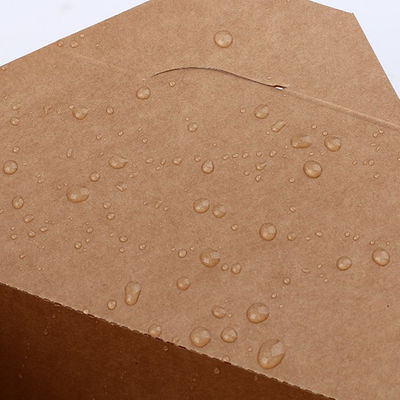 Gamelle faite sur commande de papier d'emballage de PE de Logo Printing 337g 18g emporter des boîtes pour la nourriture