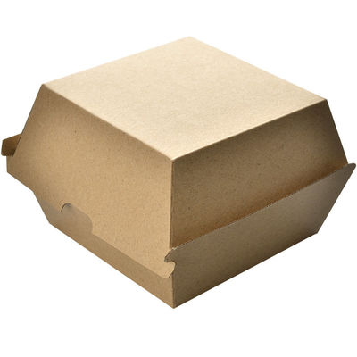 L'hamburger jetable de 120 degrés enferme dans une boîte la boîte de empaquetage d'emballage d'hamburger d'hamburger