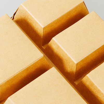 3 4 vaisselle jetable biodégradable Bento Paper Lunch Box Kraft de 5 compartiments 3MM