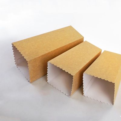 Boîte à couvercle serti d'emballage de maïs éclaté de vaisselle jetable biodégradable de pépites de CMYK