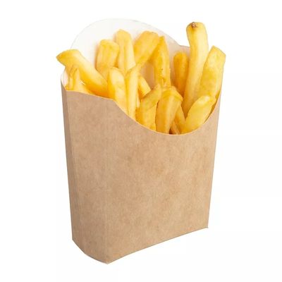 le pe jetable de 220gsm Pantone a enduit la pomme frite de papier d'emballage Chips Box Packaging