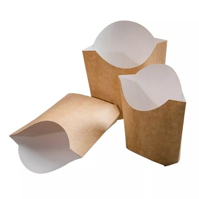 le pe jetable de 220gsm Pantone a enduit la pomme frite de papier d'emballage Chips Box Packaging