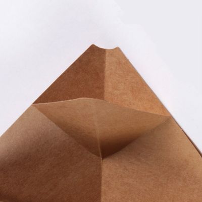 Les pommes frites enduites de pe empaquettent la boîte jetable de papier d'emballage de tasses de cône avec de la sauce