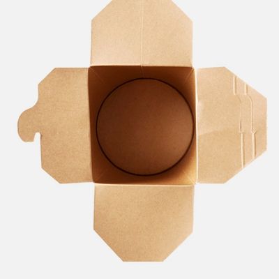 boîte de papier jetable biodégradable à nouille de la vaisselle 8oz 12oz du rond 250ml pliable