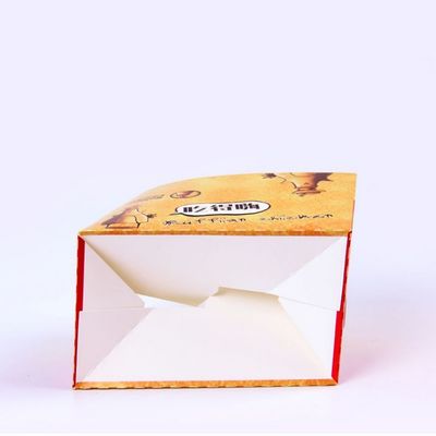 La boîte rapide de poulet rôti de l'emballage alimentaire 300gsm de 7CM sortent les boîtes de papier