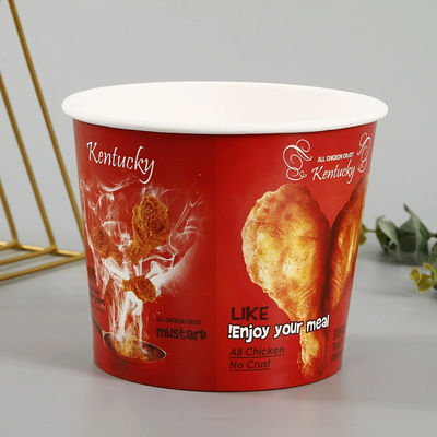 maïs éclaté jetable biodégradable Fried Chicken Bucket de vaisselle de boisson de 32oz 46oz 48oz