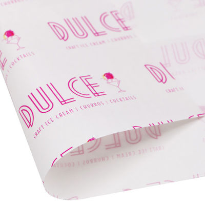La viande jetable biodégradable de papier de vaisselle d'hamburger de sandwich enveloppant la cire a enduit le papier de congélateur