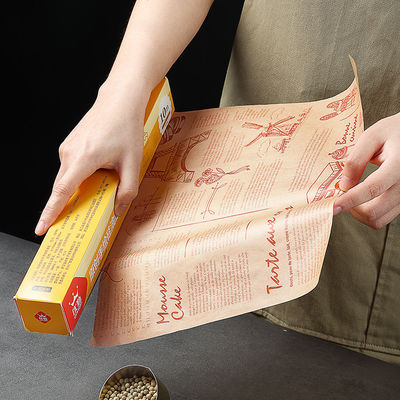 230C collent non le papier de cuisson de emballage 30CMX10M de silicone de papier parcheminé d'emballage de nourriture