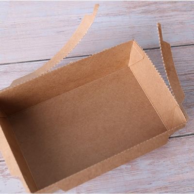 conteneurs de nourriture jetables de papier Tray Sushi Food Box 300gsm de 500ml 600ml emballage avec des couvercles