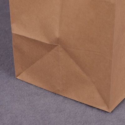 4LBS réutilisé a découpé le sac à provisions avec des matrices de cadeau de poignée de sac de papier d'emballage alimentaire 150GSM