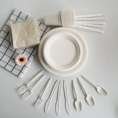 Les couverts jetables compostables viables de plats d'Eco jetables sortent des conteneurs de nourriture