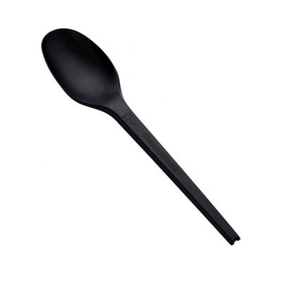 Cuillère compostable de couteau de la fourchette 165mm d'ensemble de couverts de la vaisselle CPLA de partie d'ustensiles avec la serviette