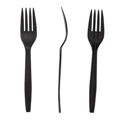 Cuillère compostable de couteau de la fourchette 165mm d'ensemble de couverts de la vaisselle CPLA de partie d'ustensiles avec la serviette