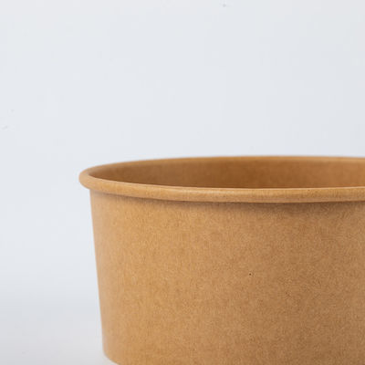 42oz 1300ml autour de grandes cuvettes jetables de vaisselle jetable biodégradable pour la soupe chaude