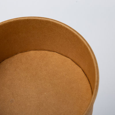 42oz 1300ml autour de grandes cuvettes jetables de vaisselle jetable biodégradable pour la soupe chaude