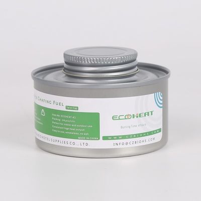 brûleur à carburant pratique de approvisionnement à bouchon vissable de brûleur de plat de friction de mèche de la fondue 4Hours pour le buffet