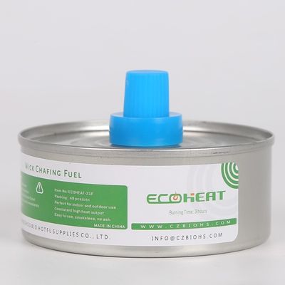 Les degrés secouent les bois de friction mèche de 6 heures faisant cuire des boîtes de carburant de réchauffeur de nourriture du carburant 3hr