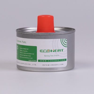 le carburant de friction de réchauffeur de nourriture de carburant de mèche liquide de la chaleur de nourriture de 84mm met en boîte la brûlure de 6 heures