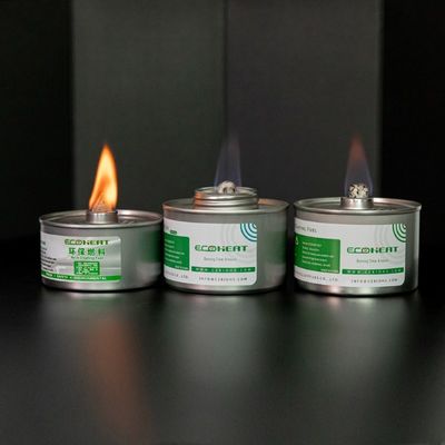 le carburant de friction de réchauffeur de nourriture de carburant de mèche liquide de la chaleur de nourriture de 84mm met en boîte la brûlure de 6 heures