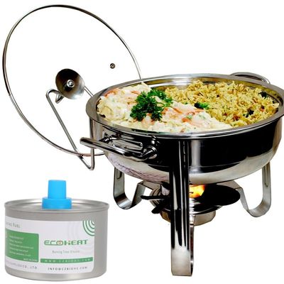 la cuisine de 7oz 8hr faisant cuire la mèche échauffant remplissent de combustible la boîte réglable de carburant de réchauffeur de nourriture de buffet