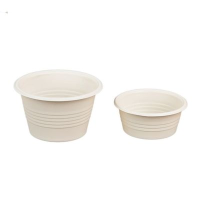Tasses jetables de partie de sauce à assaisonnement de vaisselle de la fécule de maïs 4OZ avec des couvercles