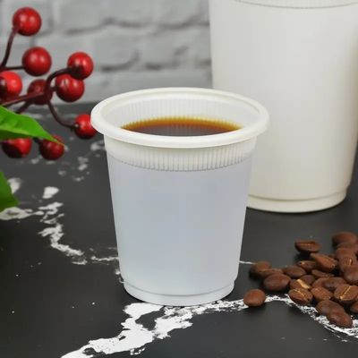 la fécule de maïs de PLA 16oz bio sortent à boisson Starbucks de tasses de café les tasses chaudes de boisson