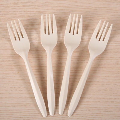 cuillères biodégradables de la vaisselle 150mm de fécule de maïs de 6In Eco et vaisselle plate de approvisionnement de couteau de fourchettes