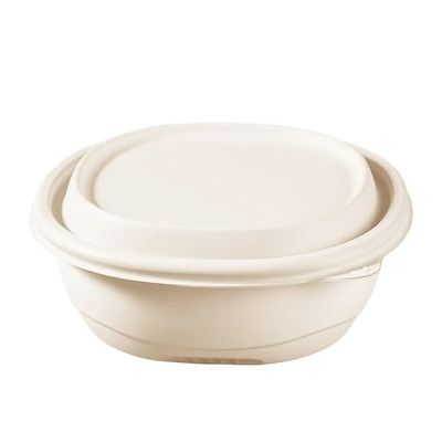 800ml 1050ml biodégradables sortent le bol de fruit de fécule de maïs de conteneurs avec le couvercle