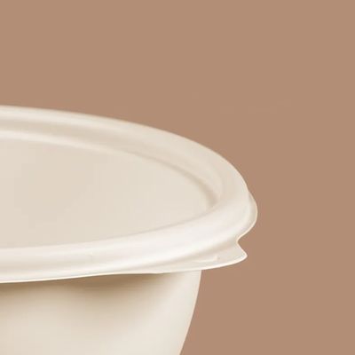 800ml 1050ml biodégradables sortent le bol de fruit de fécule de maïs de conteneurs avec le couvercle