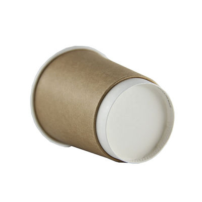 le PE de 10oz 12oz a enduit de doubles tasses de café jetables de tasse de papier peint des couvercles