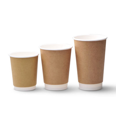 le PE de 10oz 12oz a enduit de doubles tasses de café jetables de tasse de papier peint des couvercles