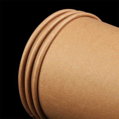 Les tasses de papier jetables biodégradables emballage de 8 onces papier les tasses de café à mur unique