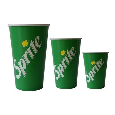 les tasses de papier jetables de kola de PLA de PE de 22oz 640ml empaquettent les tasses froides 300gsm de boissons