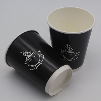 EN13432 tasses de café à emporter faites sur commande de papier jetables des tasses 400Ml 12Oz avec le couvercle